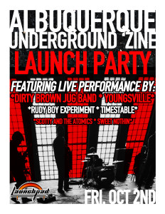 Youngsville play for the launch of Albuquerque Underground 'Zine