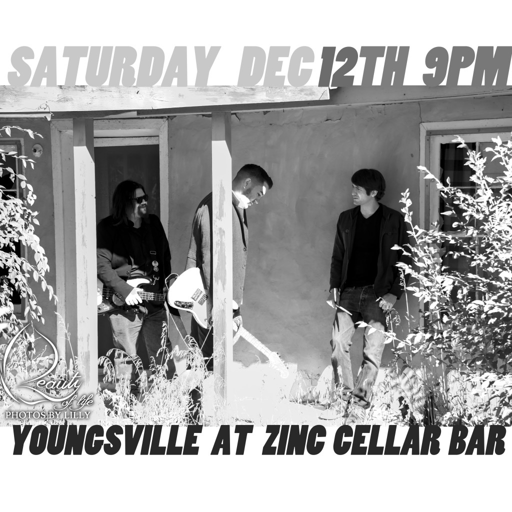 The band Youngsville return to Zinc Cellar Bar in Nob Hill, Albuquerque to play their brand of indie-rock n roll music all night long!